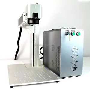 300x300mm working area MOPA Color Laser Marking System for Metal Engraving and Plastic Marking