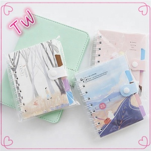 Tùy chỉnh màu sắc bền Nhật ký máy tính xách tay hình chữ U ĐÔI MÙA XUÂN xoắn ốc máy tính xách tay cho sinh viên - Product Image 5