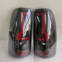 Feux arrière LED de haute qualité SIRU pour Chevrolet Silverado 1500 2500 2003-2005, avec coque noire et coque intérieure noire et rouge