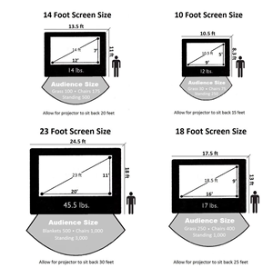 Pantalla de Cine Inflable Gigante para Exteriores y Jardín, Pantalla de Proyección para Fiestas y Eventos de Cine - Product Image 2
