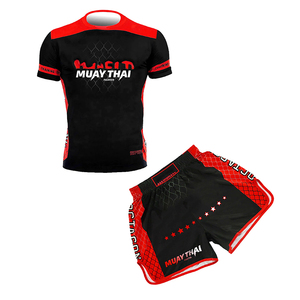 Tùy Chỉnh Thiết Kế Bền Mặc Quần Áo Đấm Bốc Mma Quần Áo Muay Thái Võ Thuật Tập Thể Dục Đồng Phục Học Tập Đấm Bốc Đặt Trẻ Em - Product Image 2