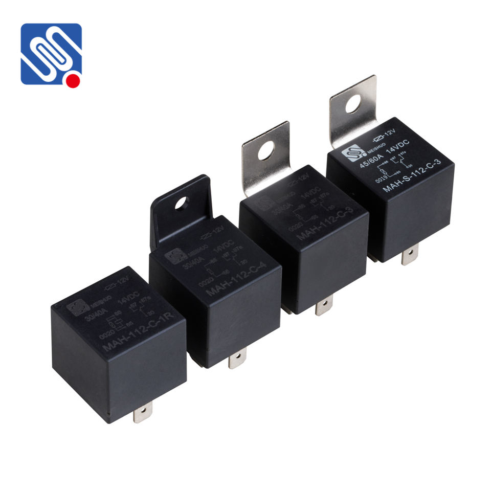 Meishuo MAH 12V 40A SPST 4 Pin New Small Car Relay Model JD1912