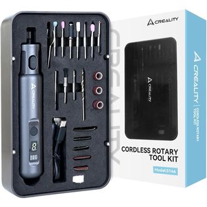 Kit d'outils rotatifs sans fil Creality S146, 24 accessoires, alimenté par batterie, graveur multifonctionnel DIY - Product Image 1