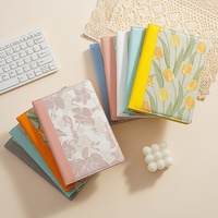 Carnet à couverture rigide en tissu brodé A5, Journal en papier Daolin, Carnet floral vintage personnalisable pour le bureau et les cadeaux