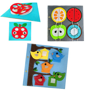 Livre d'activités pour bébé en feutre écologique fait à la main pour les enfants de 2 à 4 ans et de 5 à 7 ans, jouets d'éducation précoce - Product Image 2