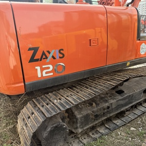 Excavatrice Hitachi ZX120 d'occasion de haute qualité, 12 tonnes, sur chenilles, faible nombre d'heures de travail, prix abordable, engin de construction d'occasion en stock - Product Image 5