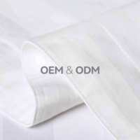 Collection d'hôtels de luxe ensemble de housse de couette en coton solide moderne linge de lit taie d'oreiller pliée 250TC lavable en Machine de qualité supérieure