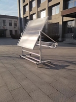 Lentille de Fresnel extra large de qualité optique PMMA 1m X1m avec focale 1000mm pour l'énergie solaire concentrée-CSP