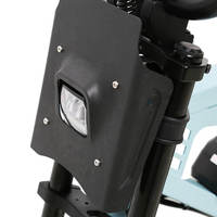 Moto électrique TXED 20 pouces 48V 500W à vitesse unique avec moteur de moyeu arrière et frein à disque, vélo électrique
