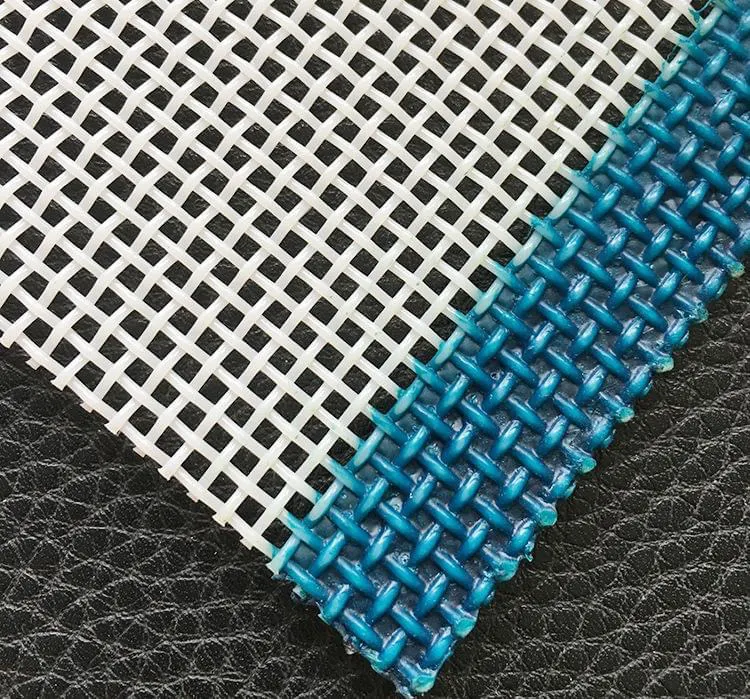 10 "jala poliester linier polos tenunan layar lubang persegi filter pengering jala sabuk konveyor kain untuk papan serat kertas