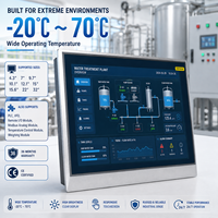 Panel HMI Mochuan de 7 Pulgadas con Carcasa Metálica, Amplio Rango de Temperatura (-20 a +70 Grados), para Control de Automatización PLC