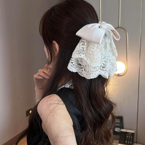 Popular Niche Design <b>Sweet</b> Bowknot Hairpin Cute Exquisite Light Luxury Style Women's Fabric Hairpins Fashion Jewelry Wholesale - Product Image 4