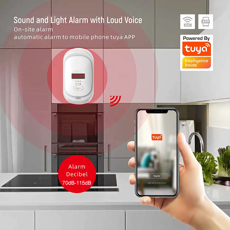 New Developed Wireless Alarm System Indoor RF433mhz Home Alarm Combustible Gas Detector · image 5