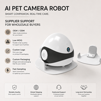 Caméra d'intérieur ODM pour animaux de compagnie avec vidéo HD, contrôle par application et fonction de conversation vocale, visionnage à distance pour chiens et chats à usage domestique