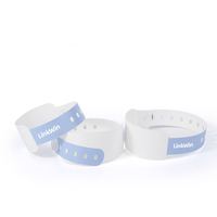 Bracelet thermique antibactérien en vinyle personnalisé pour imprimante de bracelet thermique direct compatible bracelet de patient d'hôpital