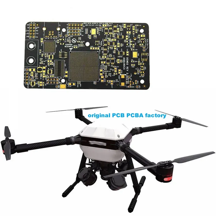 Télécommande PCBA RC Hélicoptère émetteur et récepteur Conception Intelligente Drone avion Circuit Board Pcb Assembly