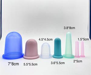 Produits tendance 2024 FulI vente chaude en gros verre Acupuncture vide Hijama Smart visage ventouses ensemble en caoutchouc ventouses - Product Image 4