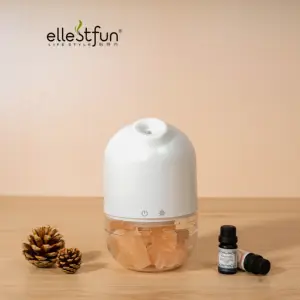 High Quality Essential Oil Ultrasonic Aroma Diffuser With Warm Light Humidifier Himalayan Salt