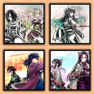Boîte mystère de figurines d'anime japonais en acrylique, décoration de bureau, carte à collectionner, <span class=keywords><strong>manga</strong></span> japonais, art mural pour chambre, cadeau, jouet - Product Image 2