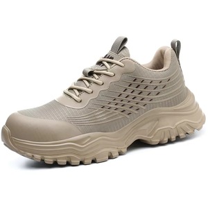 Zapatos de Seguridad para Hombre al por Mayor, con Cordones, Ligeros, Transpirables, Resistentes al Desgaste, Aislantes, con Suela Antideslizante - Product Image 1