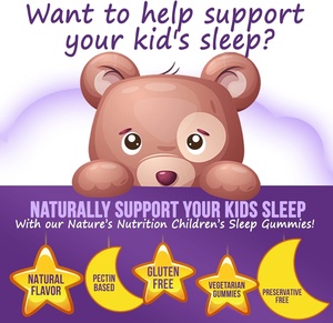 Gummies de sommeil bio véganes à marque privée OEM/ODM pour enfants, sans sucre, pour un sommeil profond et réparateur, avec mélatonine - Product Image 5