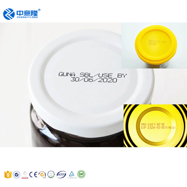 Automatic Date Code Barcode Printing  Continuous Inkjet Printer Batch Number Expiry Date Printing Machine for Product Line