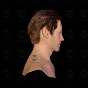 Máscara de Disfraz de Halloween de Silicona Realista de Alta Calidad, Máscara Facial Completa Masculina para Cosplay, Fiesta, <span class=keywords><strong>Carnaval</strong></span>, Día de los Inocentes - Product Image 3