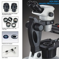 Binocular Stereo Gemological Jewelry Microscope Gemstone CE Certified 3-Year Warranty