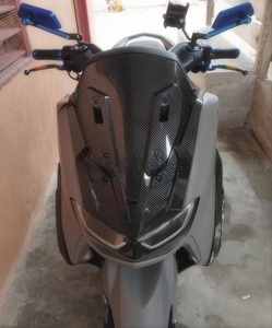 Piezas de Motocicleta, Panel Frontal de Carrocería, Apto para Yamaha NMAX155 20-23, Panel de Parabrisas con Patrón de Fibra de Carbono, Modificación - Product Image 5