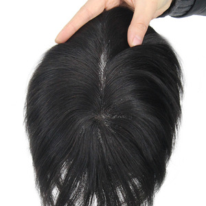 Perruque naturelle invisible pour hommes Miao Yang MY-245, cheveux courts, tissée à la main, 60 points de fixation, cheveux naturels du Henan - Product Image 5