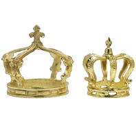 Couronne décorative en aluminium, vente en gros, luxe, mariage, fête, décoration de la maison
