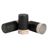 Capsule de vin en aluminium personnalisée avec logo imprimé, capsule thermorétractable pour bouteille de vin, scellé pour vins de qualité supérieure, spiritueux, boissons artisanales