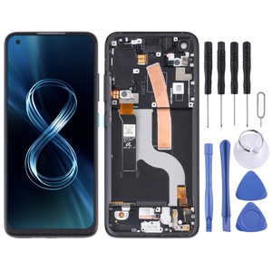 หน้าจอ AMOLED LCD แท้สำหรับ Asus Zenfone 8 <span class=keywords><strong>ZS590KS</strong></span> พร้อมทัชสกรีนและกรอบ ขายส่งราคาถูก - Product Image 2