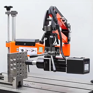 Machine de perçage et de <span class=keywords><strong>taraudage</strong></span> électrique CNC magnétique M6-M24-M30-M36 2-en-1 avec moteur servo et mandrins - Product Image 4