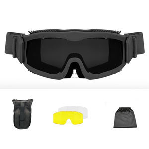 पेशेवर निर्माता विंडब्रेक एंटी-फॉग ध्रुवीकृत शूटिंग गोगल आउटडोर उपकरण आउटडोर आईवियर प्रबलित एल्स्टाक बैंड - Product Image 1
