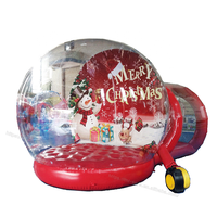 Globe de neige gonflable en PVC pour Noël, taille humaine, pour usage commercial, pour jardin