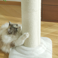 Arbre à chat en bois multi-niveaux de luxe - Poteau à gratter en sisal stable pour chats