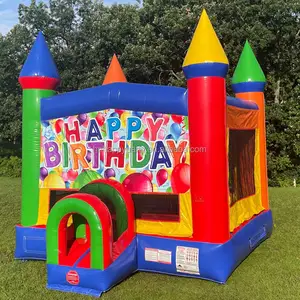 Novo design bounce house para crianças saltando castelo inflável high duty pvc vinil inflável bouncer para equipamento de aluguel de festa