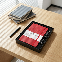 Carnet classique A5 ligné à couverture rigide 2027, personnalisable avec stylo, idéal pour les cadeaux d'entreprise et la promotion