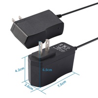 Adaptateur secteur 9V 1A standard UE/US en ABS pour moniteur, routeur, caméra, chargeur 9V DC, sortie 12W 1A