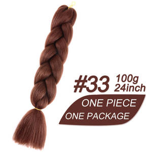 FANWYFYU pour tresses 3 paquets 24 pouces Extensions de cheveux professionnelles pour femmes Tresses torsadées au crochet (violet clair) - Product Image 3