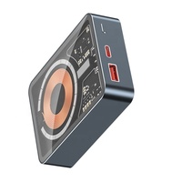 En stock Banque d'alimentation sans fil magnétique 10000mAh avec sortie USB-C USB-A 22.5W PD Charge rapide Banque d'alimentation en vente d'usine