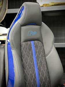 Accessori per Interni Auto di Fabbrica, <span class=keywords><strong>Coprisedili</strong></span> in Pelle di Vacchetta e Microfibra per <span class=keywords><strong>Audi</strong></span> A4 <span class=keywords><strong>A6</strong></span> A7 Rs6 S4 - Product Image 6