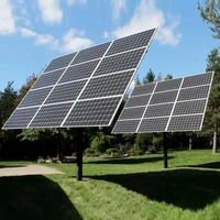 Tracker solaire personnalisé avec entraînement pivotant ou actionneur linéaire suivre le soleil automatiquement, système de suivi solaire à double axe