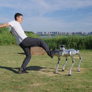 Robot quadrupède industriel personnalisé, robot intelligent intelligent à intelligence artificielle, chien robot pour le sauvetage, la foresterie, la lutte contre les incendies, la sécurité, la <span class=keywords><strong>patrouille</strong></span>, l'inspection - Product Image 4