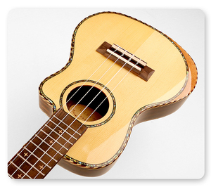 De alta calidad 24 pulgadas, nuevo estilo de abeto sólido delgada cuerpo corte <span class=keywords><strong>Tenor</strong></span>, <span class=keywords><strong>Soprano</strong></span> <span class=keywords><strong>concierto</strong></span> ukeleles. - Product Image 4