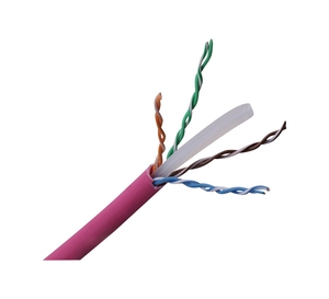 สายเคเบิลอีเทอร์เน็ตตัวนำทองแดงแข็ง OFC <span class=keywords><strong>Cat6</strong></span>สายเคเบิลตัวนำ8-ตัวนำ24AWG 250MHz 305 m/box LSZH สายเคเบิลสีที่กำหนดเอง - Product Image 2