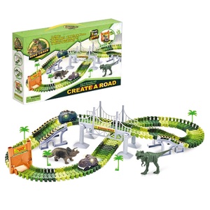 Crea tu Propia <span class=keywords><strong>Pista</strong></span> <span class=keywords><strong>de</strong></span> Carreras <span class=keywords><strong>de</strong></span> Dinosaurios, 173 Piezas, Juego <span class=keywords><strong>de</strong></span> <span class=keywords><strong>Pista</strong></span> Flexible con 3 Luces LED - Product Image 6