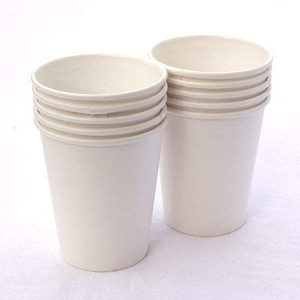 Vaso de Papel Desechable Biodegradable y Ecológico de 8oz, de Grado Alimenticio, de Pared Simple, con Impresión de Logotipo Personalizado para Uso en Frío/Caliente - Product Image 1