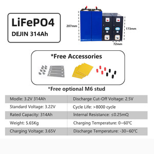 欧盟库存德金314Ah M6螺柱 + 母线 + 环氧树脂板 + 8000周期 + DDP增值税免税<span class=keywords><strong>3</strong></span>-7天交货 - Product Image 3